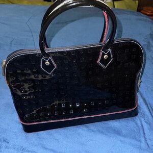 Arcadia  Black pattern leather Handbag